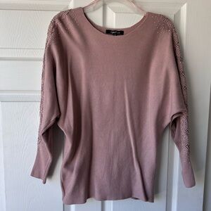 Sweet Rain Mauve Sweater